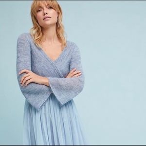 Anthropologie Maeve Dress with Tule Skirt